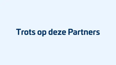 Trots op deze Partners